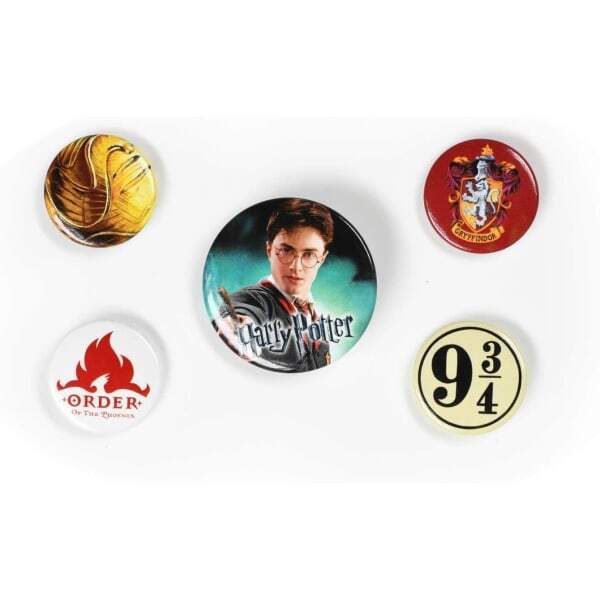 Harry Potter Gryffindor Badge Set (Pack of 5)