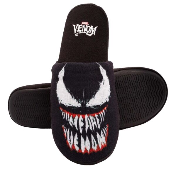 Marvel Mens Venom Slippers (7-8)