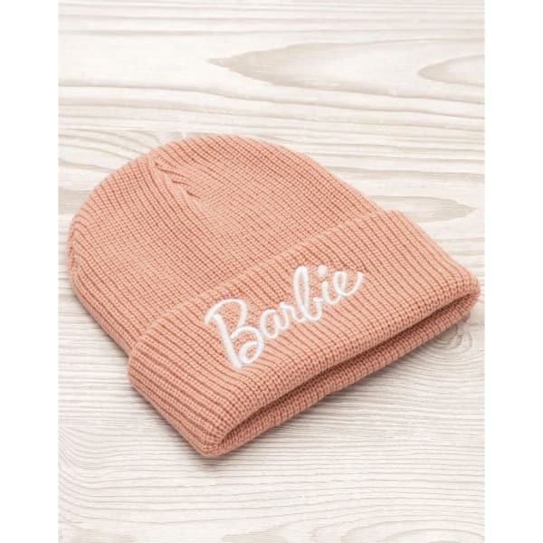 Barbie Womens Embroidered Logo Beanie