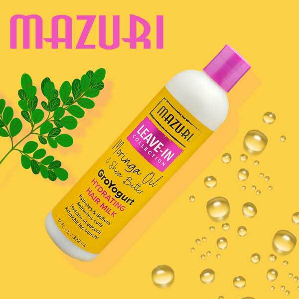 Mazuri Leave In Collection Groyogurt Hydrating Hair Milk