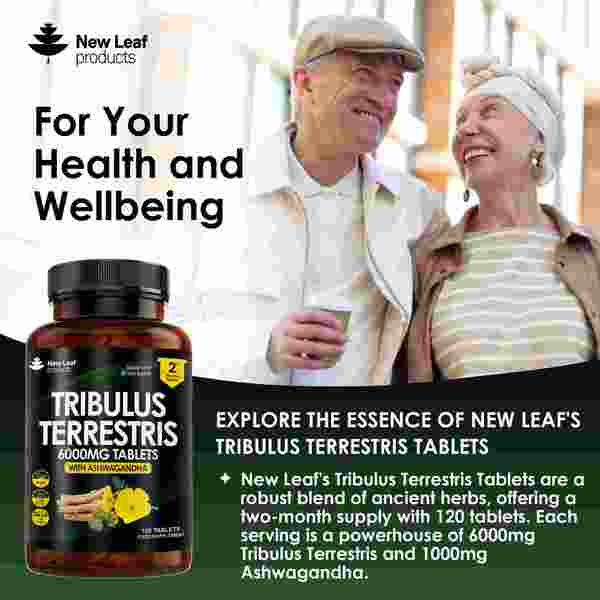 Tribulus Terrestris 6000mg Tablets With Ashwagandha 120 Fill