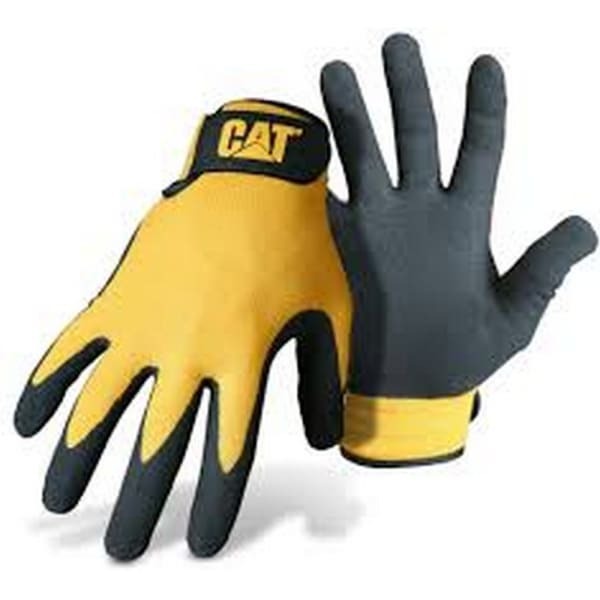 Caterpillar 17416 Nitrile Coated Nylon Mens Gloves (Large)