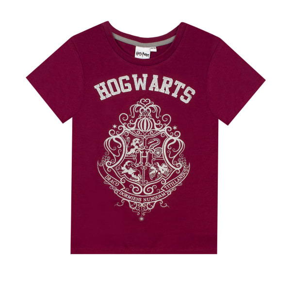 Harry Potter Girls Hogwarts Glitter Pyjama Set (7-8 Years)