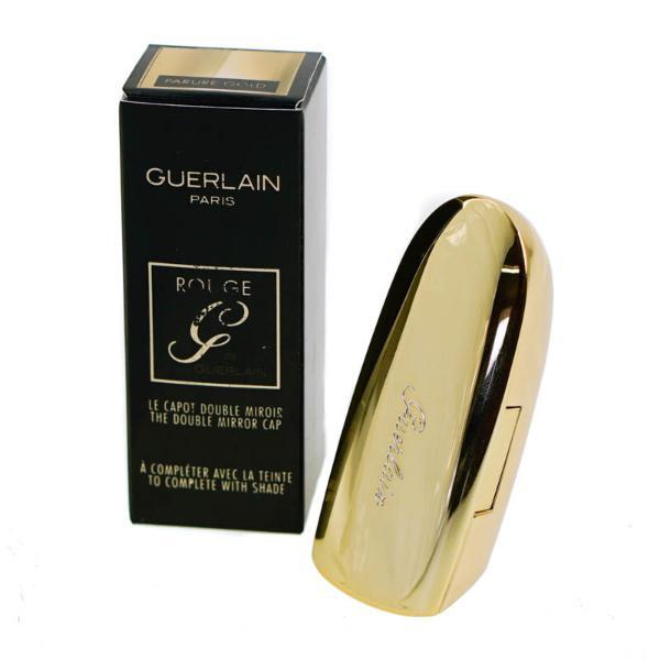 Guerlain Rouge G Lipstick Cap Case Parure Gold