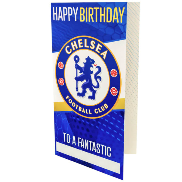 Chelsea FC Customisable Birthday Card