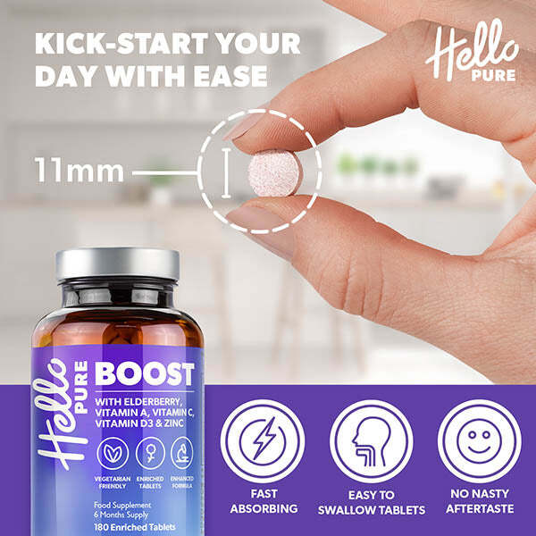 Hello Pure Boost | Immune System Multivitamins | x 180