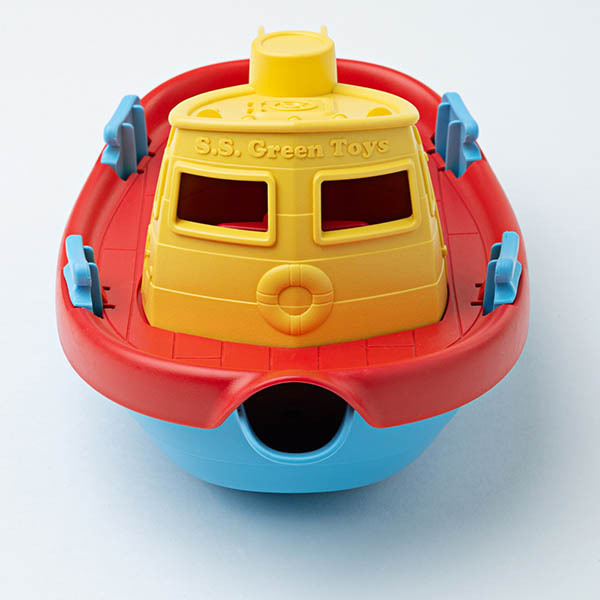 Green Toys Yellow Handle Tugboat