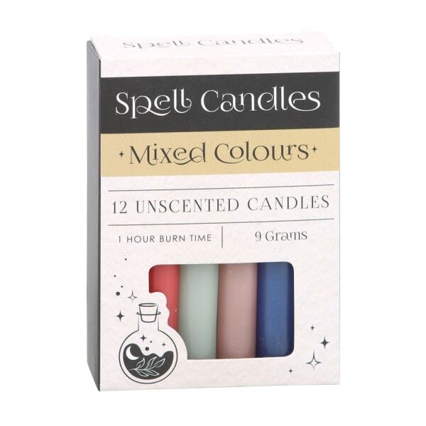 Something Different Mixed Spell Candles (Pack of 12)