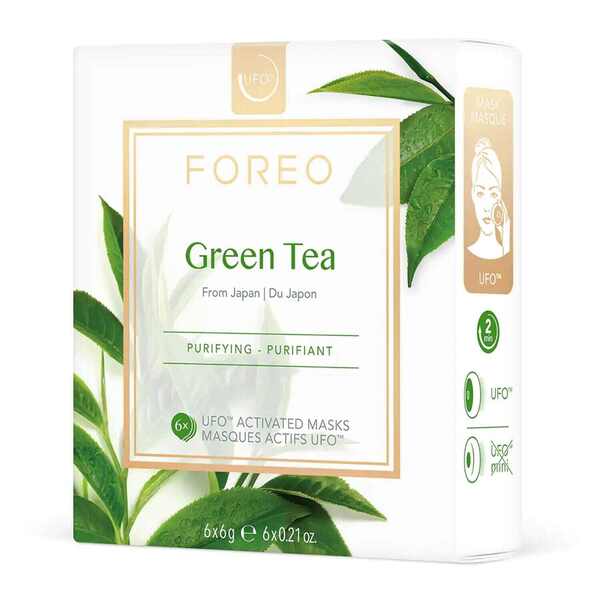 FOREO Facial Mask UFO Activated with Green Tea, 6Pcs