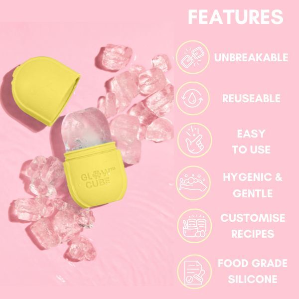 Glow Cube Ice Facial Cube Yellow