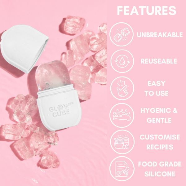 Glow Cube Ice Facial Cube White