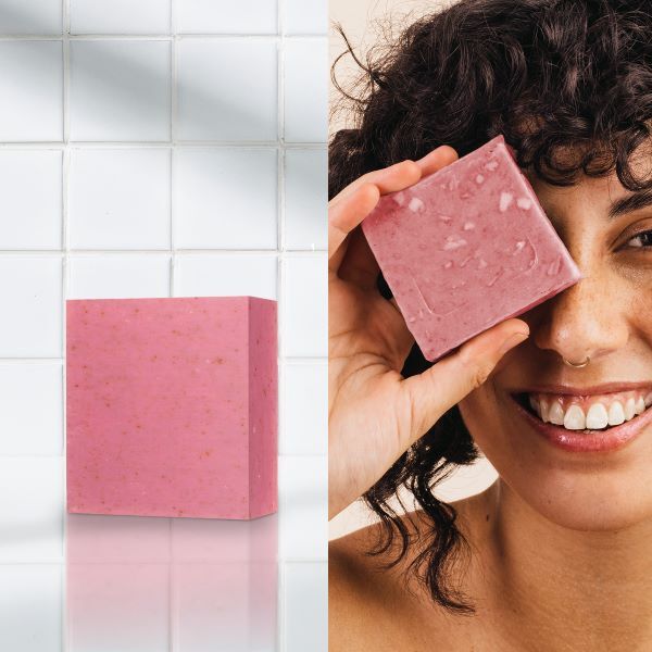 Dr Botanicals La Rose Francaise Facial Cleansing Bar 100g