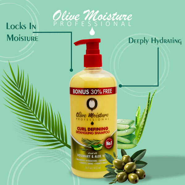 Olive Moisture Curl Defining Detangling Shampoo