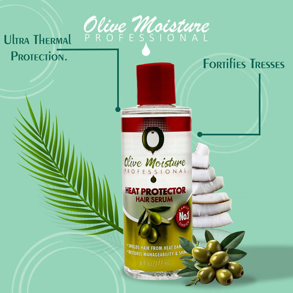 Olive Moisture Heat Protector Hair Serum