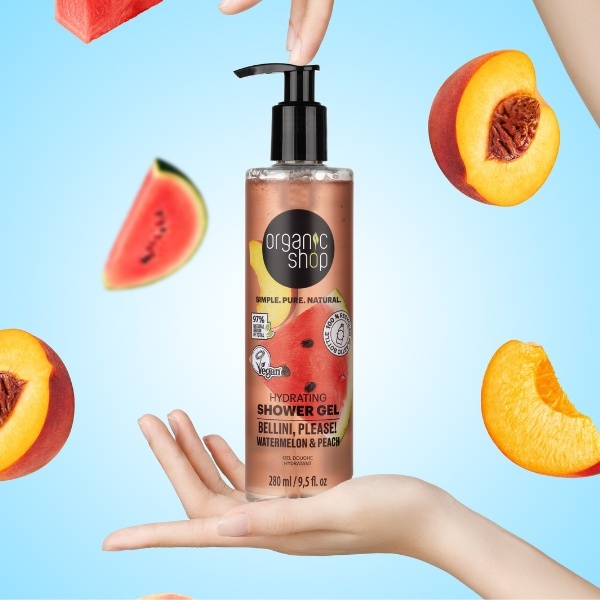 Organic Shop BelliniPlease  ShowerGel Watermelon&Peach 280ml