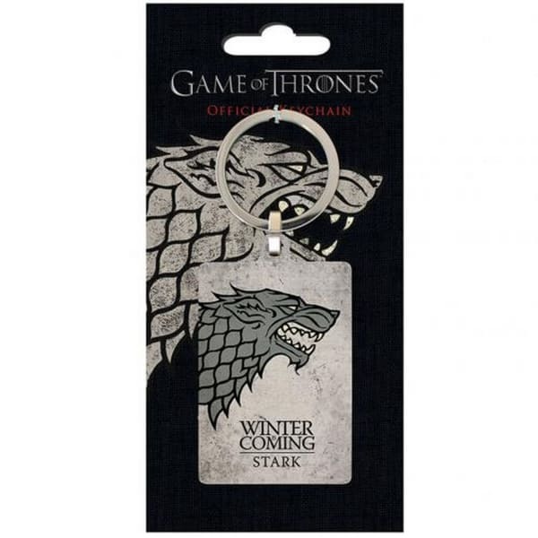 Game Of Thrones Stark Metal Keyring