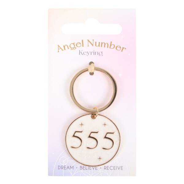 Something Different 555 Angel Number Keyring