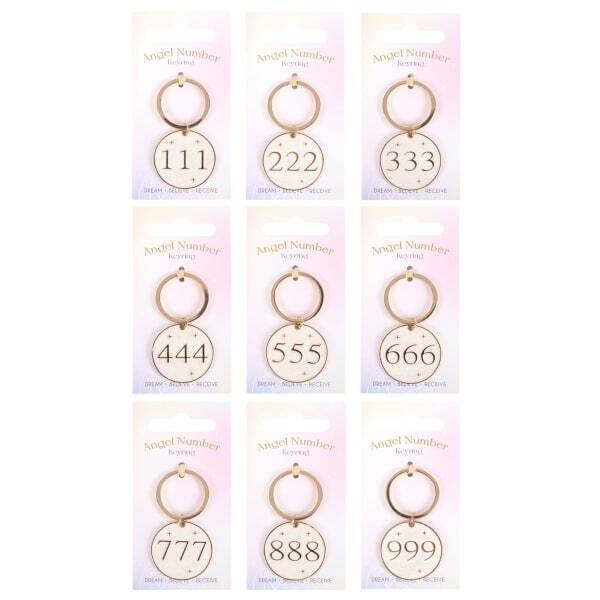 Something Different Angel Number Keyring (Pack of 9)