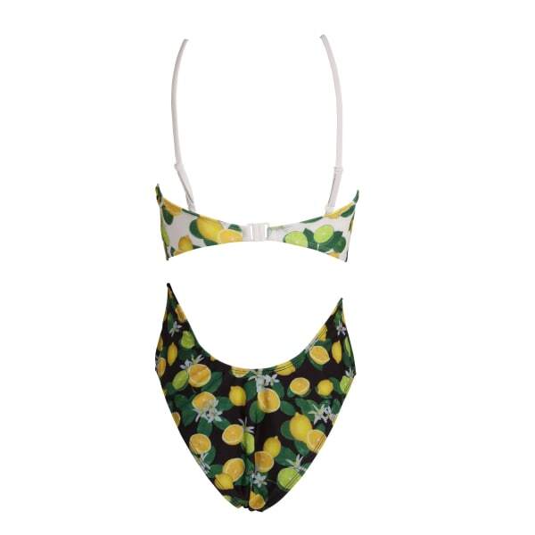 Brave Soul Womens Fruit Print Bandeau Swimming Costume (XS)