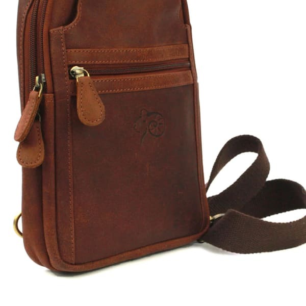 Eastern Counties Joey Distressed Leather Crossbody Bag