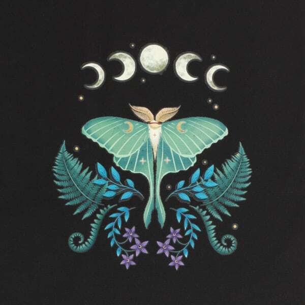 Something Different Luna Moth Cotton Tote Bag