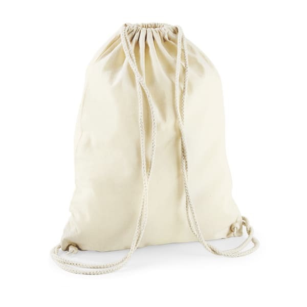 Westford Mill Recycled Cotton Drawstring Bag