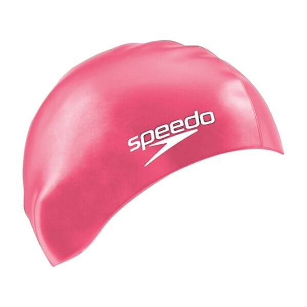 Speedo Adult Long Hair Silicone Swim Cap