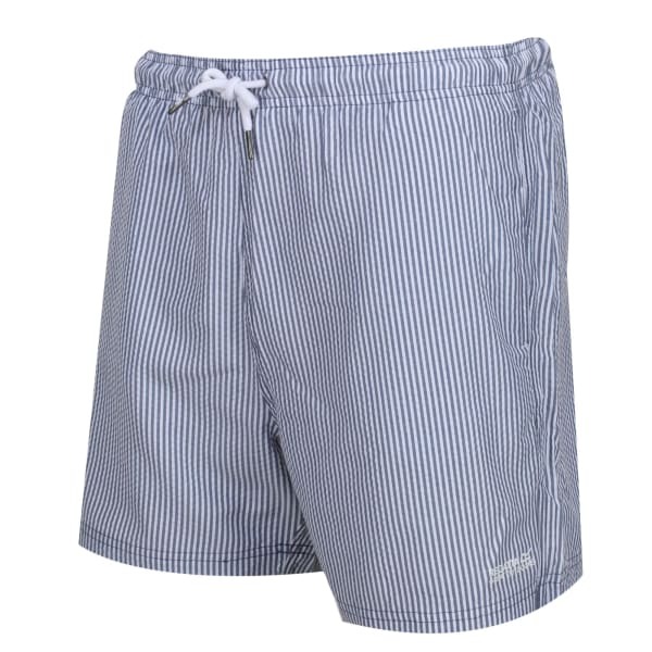 Regatta Mens Loras Stripe Swim Shorts (XL)