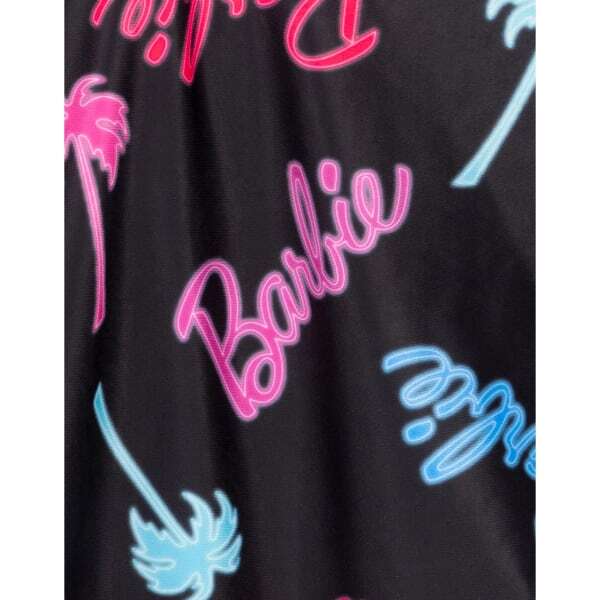 Barbie Womens Palm Tree Logo One Piece Swimsuit (XL)