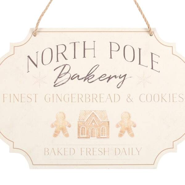 Something Different North Pole Bakery Hanging Sign