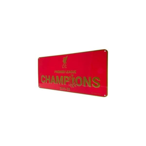 Liverpool FC Premier League Champions 2019-20 Plaque