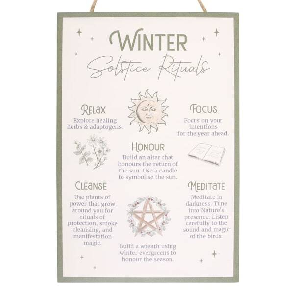 Something Different Winter Solstice Rituals MDF Hanging Sign