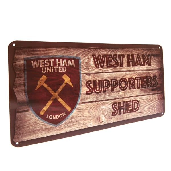 West Ham United FC Supporters Shed Plaque