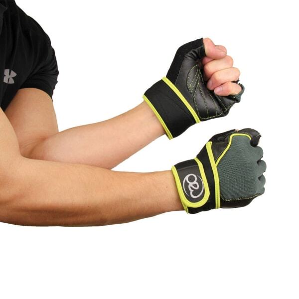 Fitness Mad Mens Core Fitness Leather Training Gloves (XL)