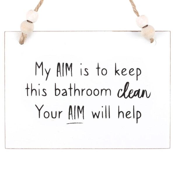 Something Different Your Aim Hanging Sign