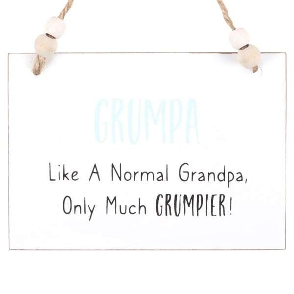 Something Different Grumpa Hanging Sign