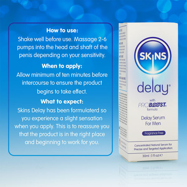 Skins Natural Delay Serum 30ml (fragrance free)