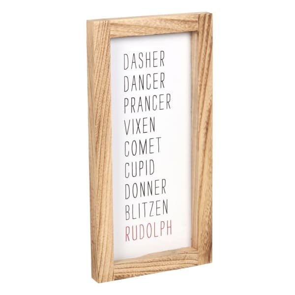 Something Different Reindeer Wood Names Sign