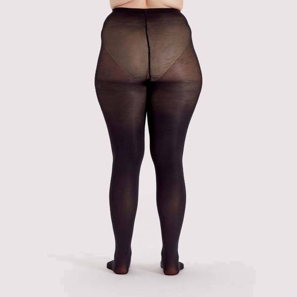 Pretty Polly Curves 60 Denier Opaque Tights Black - XXXXL