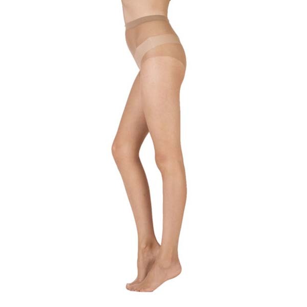 Pretty Polly Naturals 8D Sandal Toe Tights Sunkissed - M/L