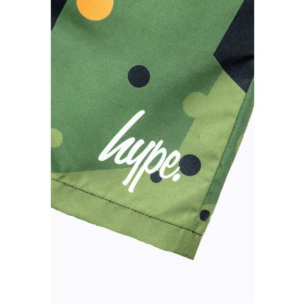 Hype Boys Geo Camo Swim Shorts (5-6 Years)