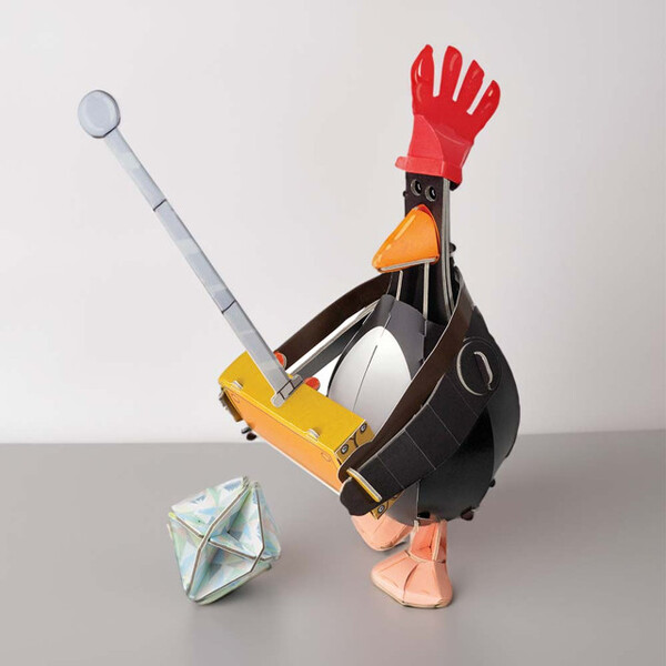 Paper Engine  Byo Wallace And Gromit - Feathers Mcgraw