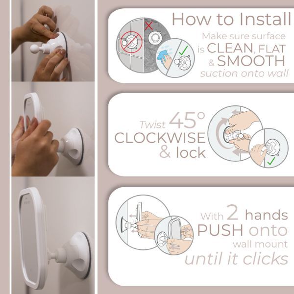 STYLPRO Anti-Fog Bathroom Mirror