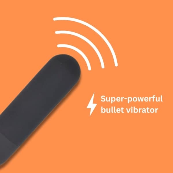 Loving Joy 10 Function Rechargeable Bullet Vibrator Black