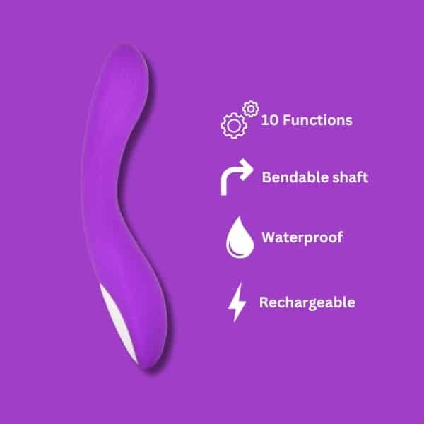 Loving Joy FLUX Silicone Bendable G-Spot Vibrator