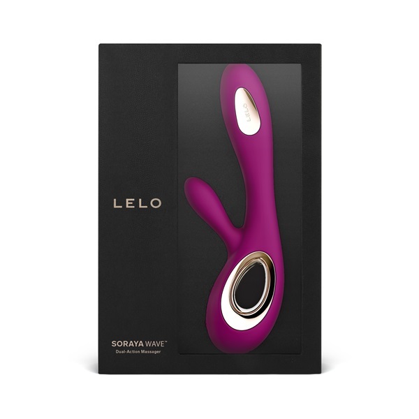 Lelo Soraya Wave Dual Action Vibrator Deep Rose