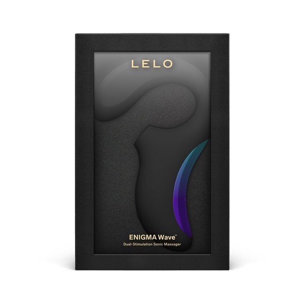 LELO Enigma Wave Dual Stimulation Sonic Massager Black