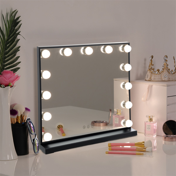 Livingandhome LED Makeup Vanity Mirror 52x42cm