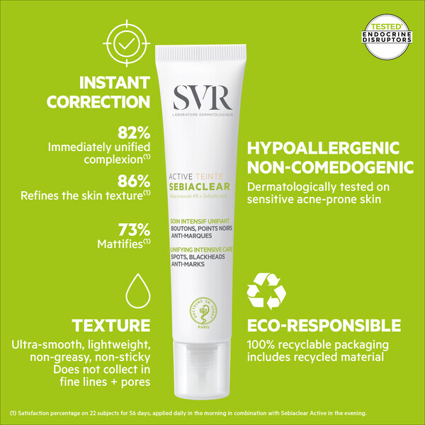 SVR SEBIACLEAR ACTIVE Perfecting Anti-Blemish CC Cream 40ml