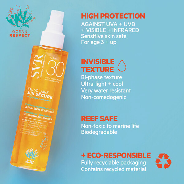 SVR SUN SECURE SPF 30 Face & Body Oleo-Water Spray 200ml